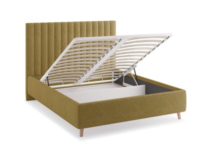 Кровать Сонум Amanda Кашемир Горчичный (с подъемным механизмом) 200х190
