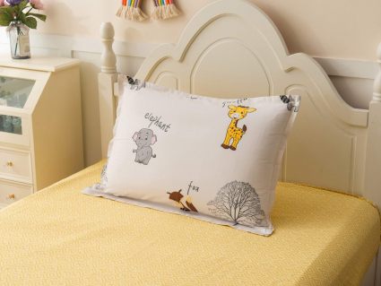 Комплект постельного белья Софи де Марко Зверушки (желтый) 1,5-спальный