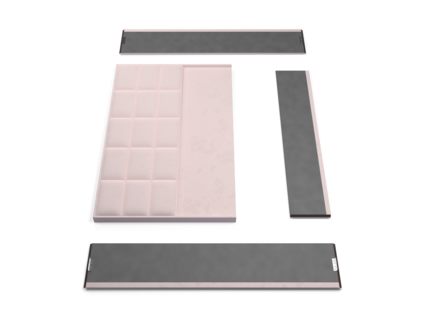 Кровать Lonax Адель велюр Dolly-13 (с основанием) 200х195