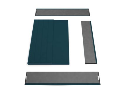 Кровать Lonax Кармела велюр Dolly-13 (с основанием) 140х190