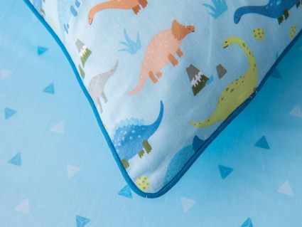 Комплект постельного белья Софи де Марко Динозаврики (голубой) 1,5-спальный