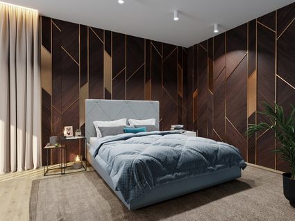 Кровать Димакс Альменно Сапфир с подъемным механизмом 140х190