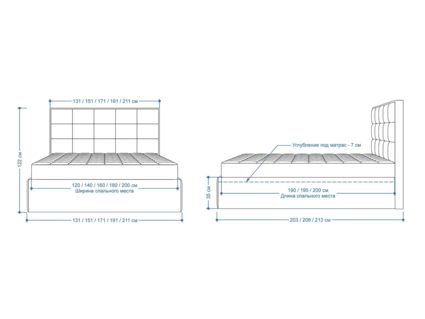 Кровать Lonax Адель велюр Dolly-13 (с подъемным механизмом) 160х190