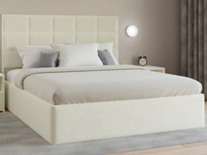 Кровать Lonax Адель велюр Dolly-17 (с подъемным механизмом) 180х190