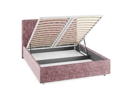 Кровать Сонум Florence Рогожка Мокко (с подъемным механизмом) 80х190