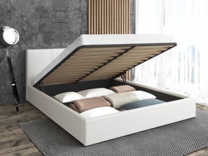 Кровать Sontelle Belart Luxa milk с подъемным механизмом 160х190